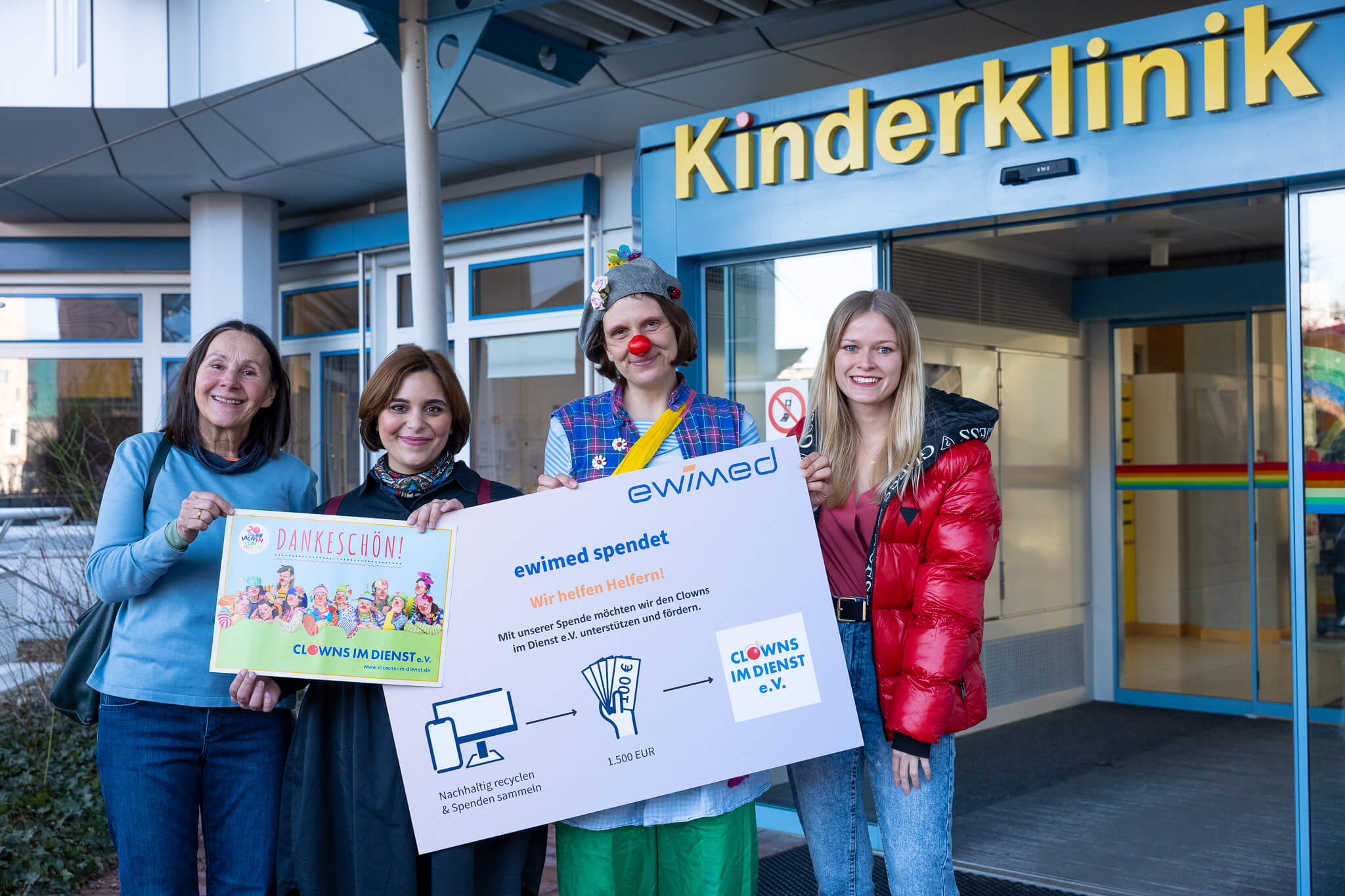 Spendenaktion Clowns im Dienst e.V.