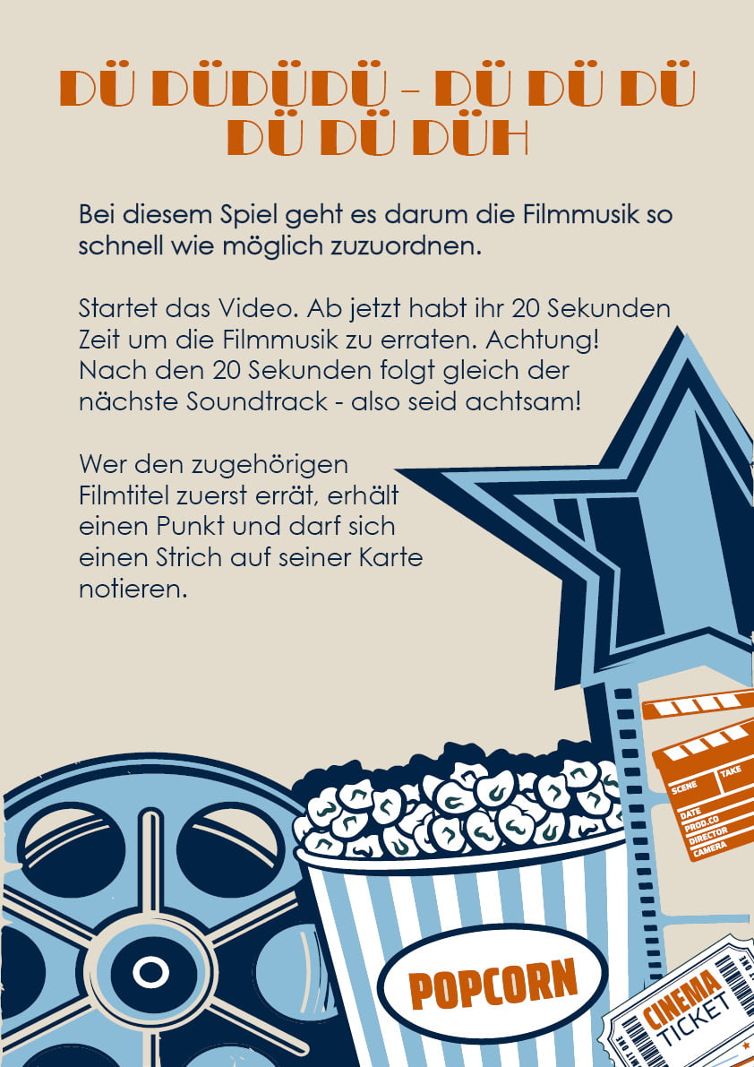 Spielregeln Filmmusik