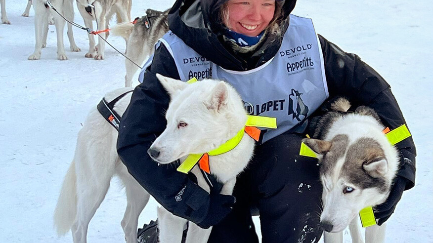 Hundeschlittenrennen Maja Antoniusson