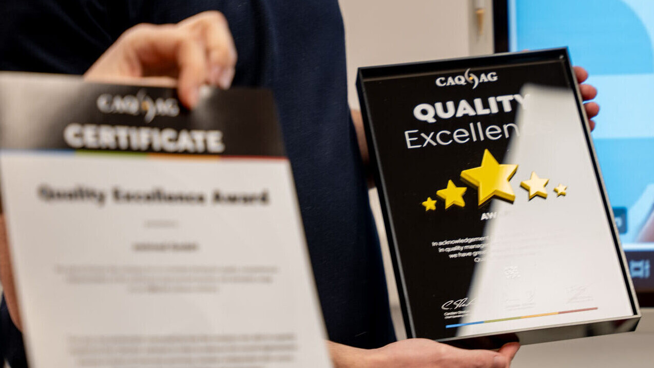 CAQ Auszeichnung Quality Excellence Award ewimed