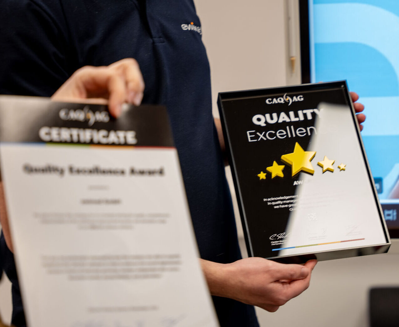 CAQ Auszeichnung Quality Excellence Award ewimed