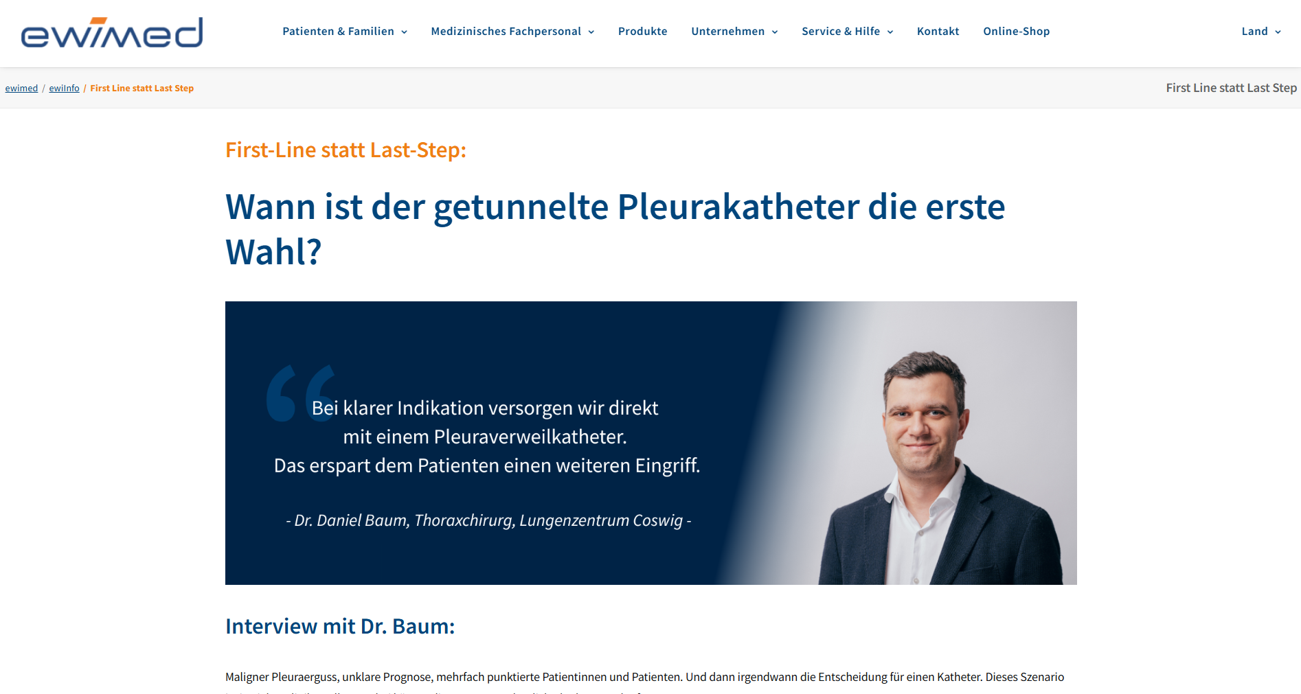Thumbnail Blog First-Line statt Last Step