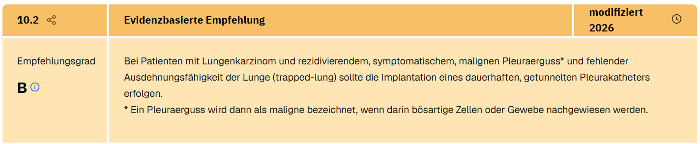 10.2 Evidenzbasierte Empfehlung